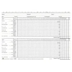 RNK Urlaubskarte A5 quer weiß 118550 100ST