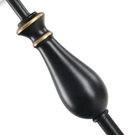 Homcom Tischlampen-Set Schwarz 2 St.