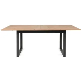furn.design Artisan 160 x 75 x 90 cm naturbelassen/schwarz