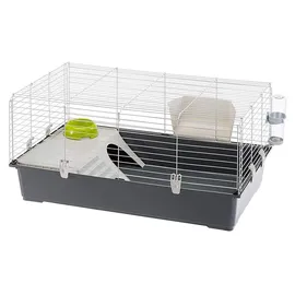 Ferplast Kaninchenkäfig Rabbit 100 95 x 57 x 46 cm grau