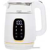 Adler Ad1305 1.7l 2200w Wasserkocher / White / Gold