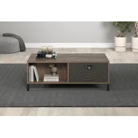 Home Affaire Couchtisch Fusion Braun Eiche 110 x 37 x 60 cm