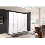 Wiemann Kleiderschrank »Loft«, Glasfront Havanna/Weiß glas) , 37298949-0 B/H: 250 cm x 216 cm