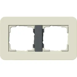 Gira Abdeckrahmen 2fach 0212427