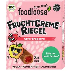 foodloose Fruchtcreme-Riegel Apfel-Erdbeere bio (3er Pack)
