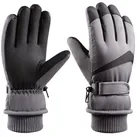 BTTO Skihandschuhe Fahrrad Handschuhe Skihandschuhe für Männer und Frauen im Winter Winterhandschuhe Ski Wasserdicht grau