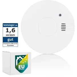 smartwares Rauchmelder - Austauschbare Batterie - Optischer Sensor - Testknopf - Geräuschlose Funktion - FSM-11710