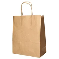 Papstar 25 Tragetaschen, Papier mit gedrehtem Tragegriff