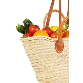 Marrakesch Orient & Mediterran Interior Ibiza Korbtasche Strandtasche Beige