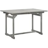 vidaXL Garten-Esstisch 170 x 80 x 75 cm grau