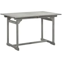 vidaXL Garten-Esstisch 170 x 80 x 75 cm grau