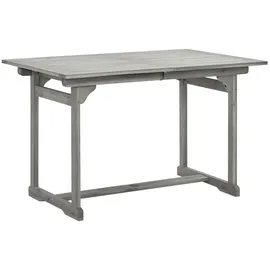 vidaXL Garten-Esstisch 170 x 80 x 75 cm grau