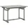 vidaXL Garten-Esstisch 170 x 80 x 75 cm grau