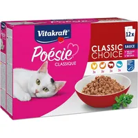 Vitakraft Poésie Classique Nassfutter Katze in Sauce 12 x