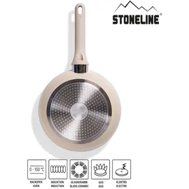 STONELINE Creme Topf-Set 11-tlg. Kochtopf + Deckel