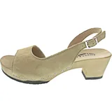 SOFTCLOX Konny Kaschmir - Damen Schuhe Sandaletten - 04-Taupe, Größe:42 EU
