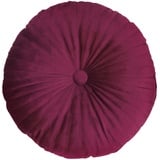 LANFIRE Kürbiskissen Kissen Bodenkissen Dekokissen Rundes Kissen Kürbis Bett Sofa Stuhl Autositz Kissen (35cm, Red Wine)