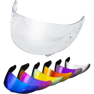 PSLER Helm Visier Verspiegelt für Shoei GT Air GT Air 2 TC-5 TC-9 Neotec CNS-1,Helmvisier Getöntes Visier Motorradhelm Zubehör Ersatz(Transparent)