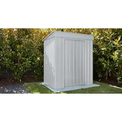 Globel Gerätehaus "Pultdach Skillion" 64, silber metallic