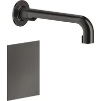 GESSI Inciso- berührungsloser Waschtisch-Wand-Auslauf Ausladung 215mm - Metall schwarz