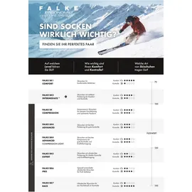 Falke SK4 Energizing Light Damen Skiing Kniestrümpfe Rose 37-38