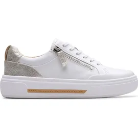 CLARKS Hollyhock Damen Weiß/Silber 38