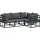 vidaXL Garten-Sofa-Set 4-tlg. schwarz Aluminium