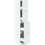 vidaXL Apothekerschrank 30 x 41 x 174,5 cm Weiß