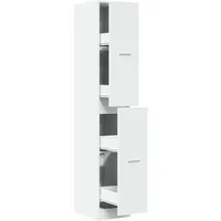 vidaXL Apothekerschrank 30 x 41 x 174,5 cm Weiß