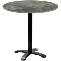 Restootab Tisch Bazila Ø80cm - Modell metallisierter Stein