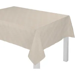 Tischdecke ADAM "Argentinian Criolla" Gr. 5, beige (naturweiß), Ø:145cm, Baumwolle, Tischdecken