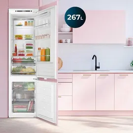 Cecotec Bolero CoolMarket Combi Bi-d Flw 267 Einbau-Kühlgefrierkombination (267 l, 1937 mm hoch)