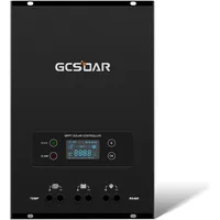 GCSOAR 60 A MPPT Solarladeregler, 12 V/24 V/36 V/48 V Automatischer Maximaler PV 150 V Laderegler für Gel Sealed Immersion AGM und Lithium-Ionen-Batterien, em-60A