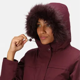 Regatta Serleena II Parka für Damen Wasserdicht mit Kapuze , Farbe:Schwarz, Größe:38 - Schwarz 38