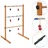 vidaXL Leitergolf Holz
