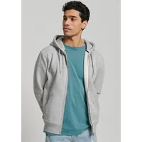 Superdry Kapuzensweatjacke »ESSENTIAL LOGO ZIP HOODIE« Superdry Athletic Grey Marl