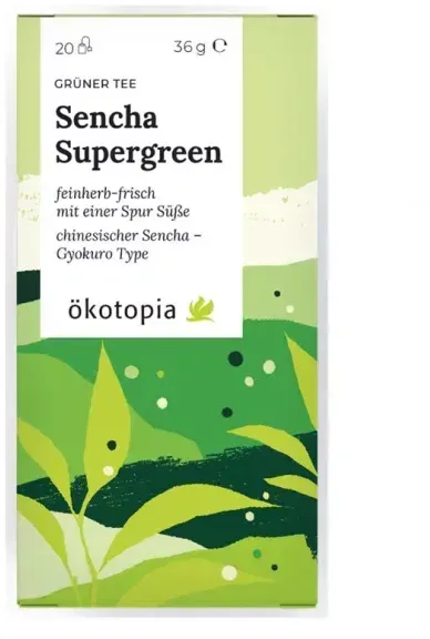 Ökotopia Sencha Supergreen Grüntee bio (20Btl)
