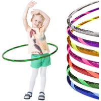 Glamour Kinder Hula Hoop Reifen Ø60cm, Grün-Grün