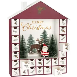 Brubaker Haus 2025 Adventskalender zum Befüllen 44 cm