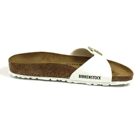 Birkenstock Madrid Birko-Flor Lack schmal patent white 41