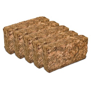36 x Grober Kokosziegel je ca. 500 g - Bodengrund für Terrarien, Humusziegel, grob
