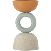 Bloomingville Teelichthalter Loretta Polyresin Orange