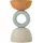 Bloomingville Teelichthalter Loretta Polyresin Orange
