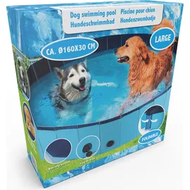 MaxxPro Hundepool 160 x 30 cm Blau