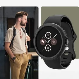 SPIGEN Liquid Air Hülle Kompatibel mit Google Pixel Watch 3 45mm (2024) - Matt Schwarz