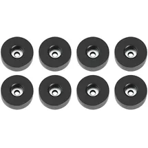 Adam Hall 4907 M8 AH 8er Set Gummifuß 38 x 15 mm im Beutel