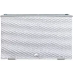Polyrattan Pflanzgefäß mit Aluminiumrahmen