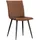 Massivmoebel24 Polsterstuhl Leder cognac
