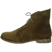 Think! Leder-Boots in Khaki - 40