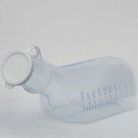 Urinflasche für Männer, glasklar - Urin Flasche Urinente Urinal Pflege Frauen